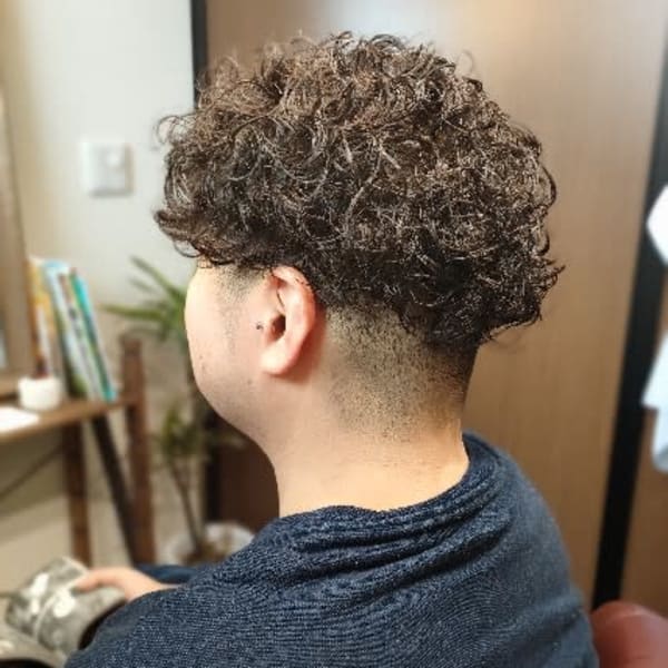 カーリーパーマスタイル|men's hair salon clarens