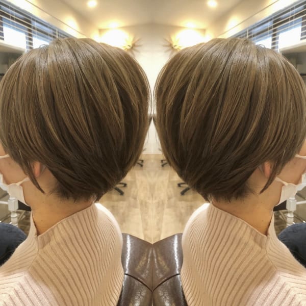 大人ショートボブ