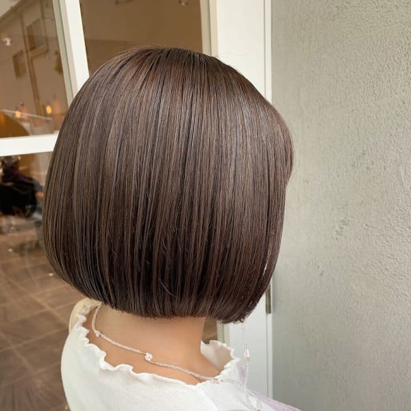 骨格補正立体ボブ