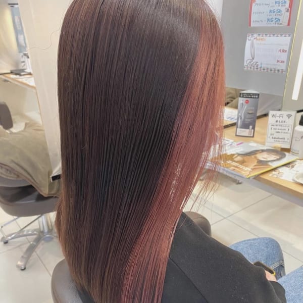 フェイスフレーミングピンク