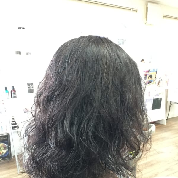 柔らかく上品に！デジタルパーマ