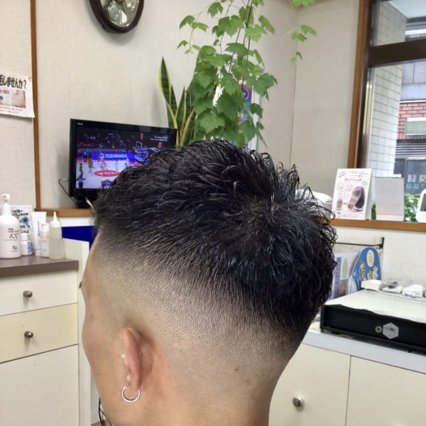 スキンフェード濡れパン|ヘアーサロンSIGEKI