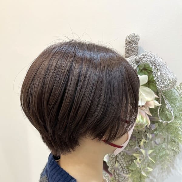 襟足スッキリ≪丸みショート≫|Y/JINGU