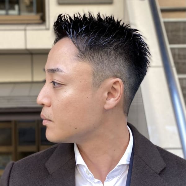 日本橋室町 ビジネスショート ソフトモヒカン風