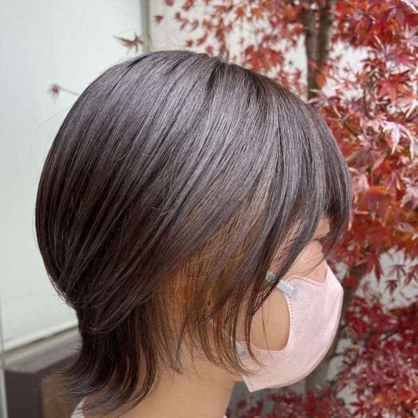 ブリーチ無しで作るイヤリングカラー