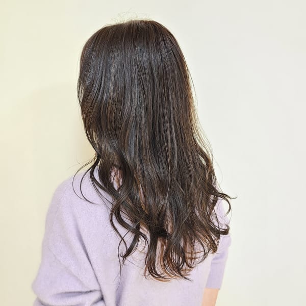 艶ありローライト&インナーカラー