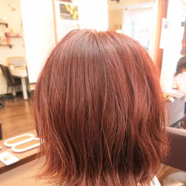 ナチュラルボブ/外ハネ