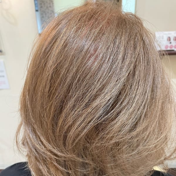 白髪ぼかしカラー