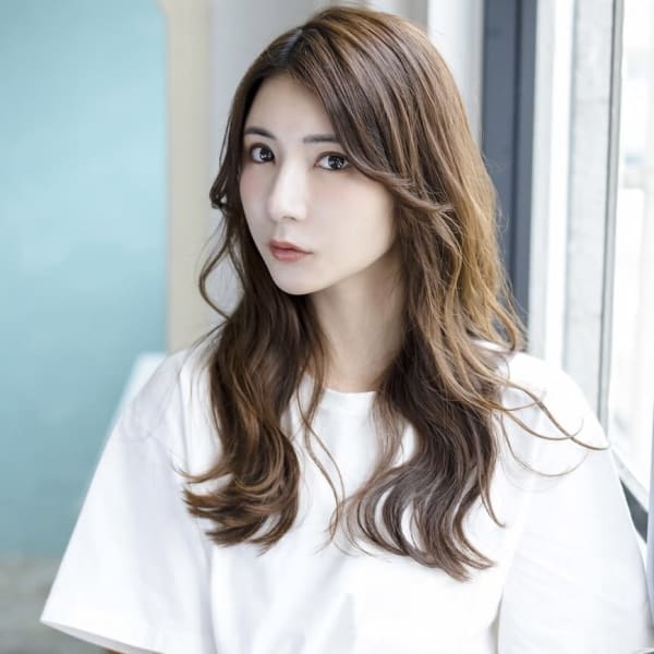 ROWEN_なみなみウェーブ/ショコラアッシュ/スロウカラー