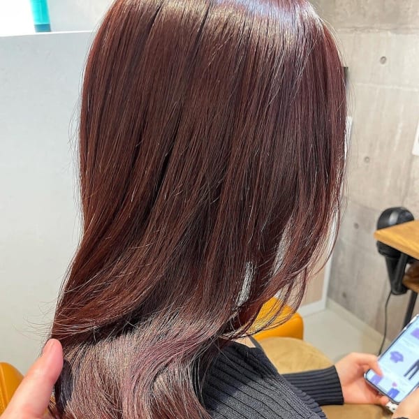 ピンクブラウン☆小松崎