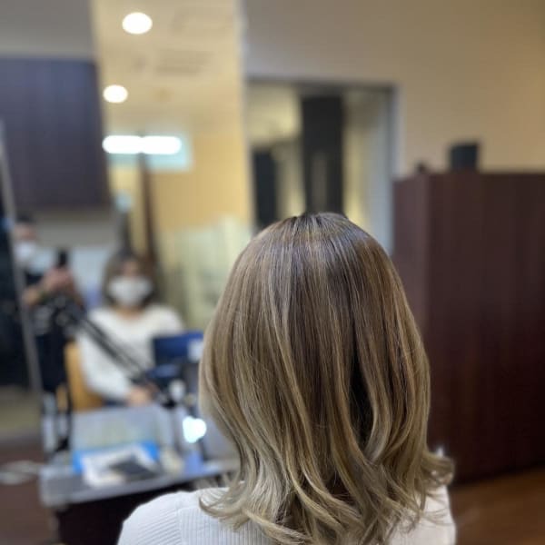 ミディアム　バレイヤージュ|Beautissimo 入間