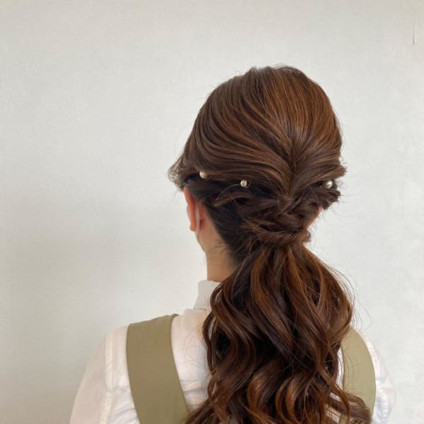 お呼ばれヘアアレンジ