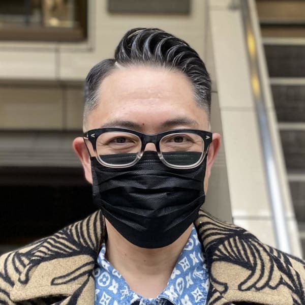 40代50代60代メンズ　イケおじbarberスタイル