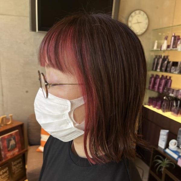 フェイスフレーミング☆ピンク