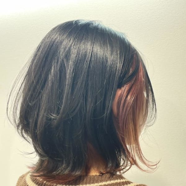 大人可愛い/ケアブリーチ/イヤリングカラー