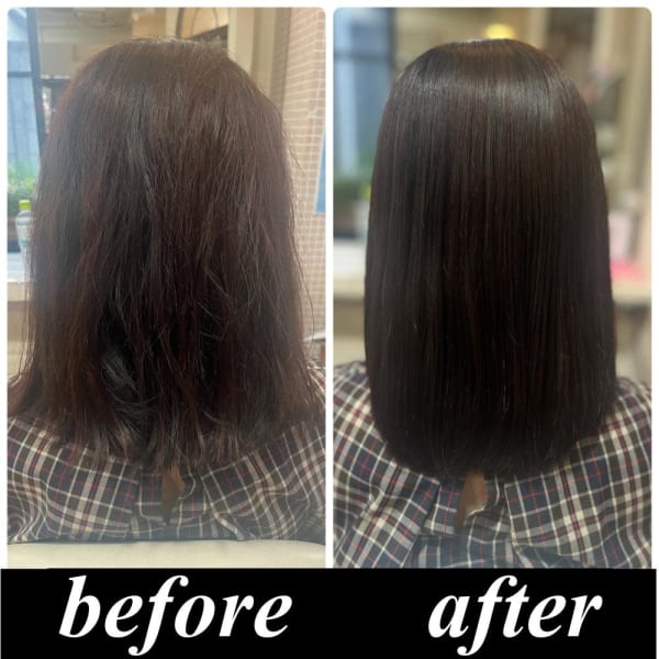 【美髪整形】異次元の最新髪質改善☆シルク酸性ストレート