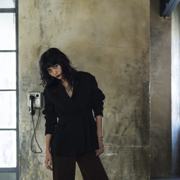 似合わせウルフカットブラックスパイラル1