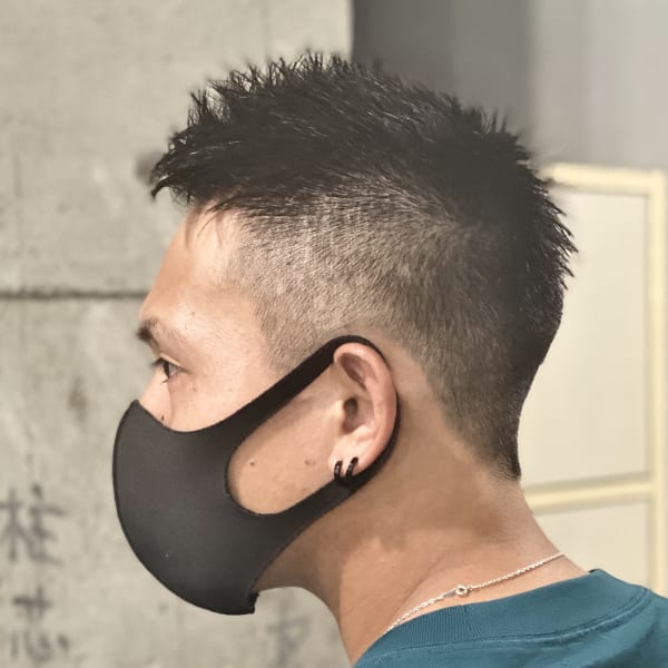 #メンズカット#ベリーショート#モヒカン