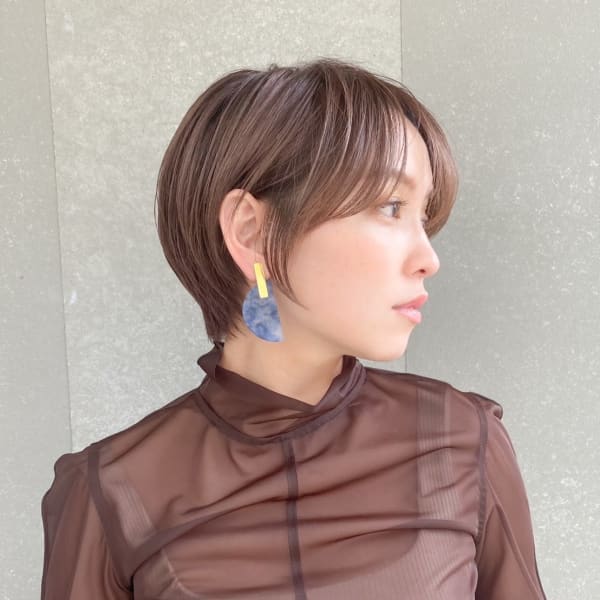 マッシュショート×大人かわいい×耳かけ|Lond partir 大宮西口