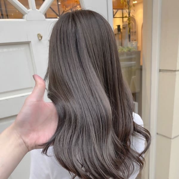 ブリーチなし透明感グレージュ|Lond partir 大宮西口