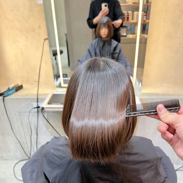 圧倒的艶感！ストレートヘア|Lond partir 大宮西口