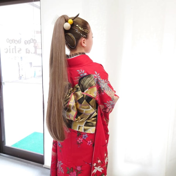 華やか振袖着付けセット