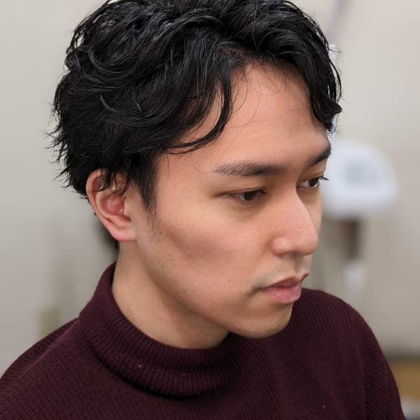 スパイラルと波巻きパーマのミックス|ヘアーサロンSIGEKI