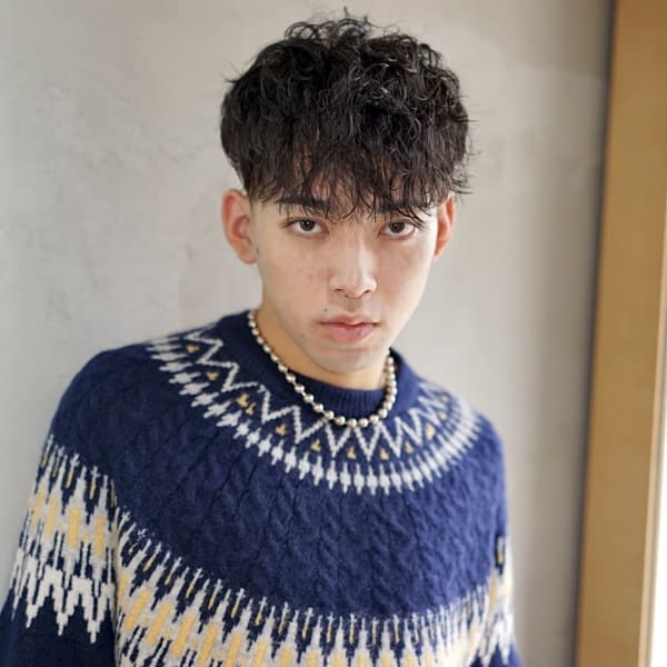 ショートvマッシュ×波巻きスパイラル|Nuii