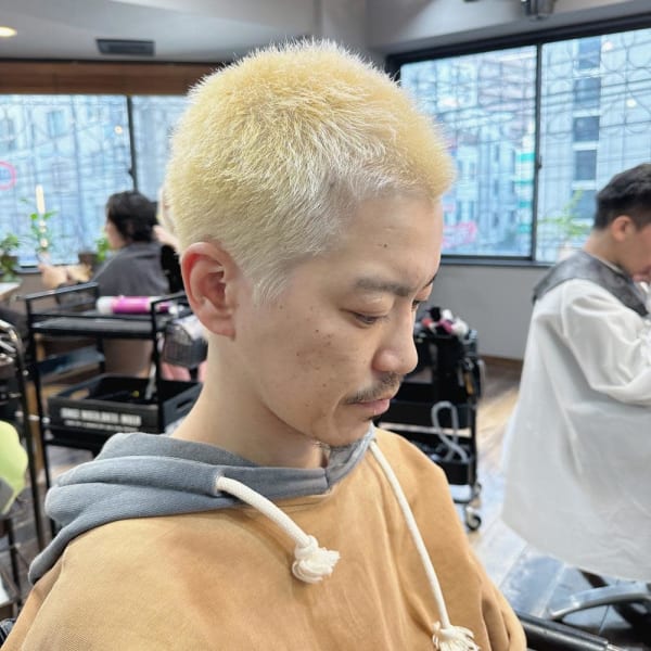 【メンズベリーショート ブリーチ ショート】