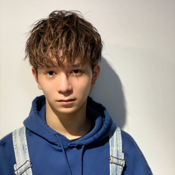 マッシュ 刈り上げ ツーブロック ダレるパーマ|aid 渋谷