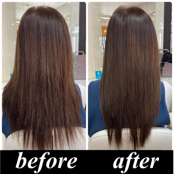 美髪整形ストレート（髪サプリで艶感抜群の縮毛矯正）