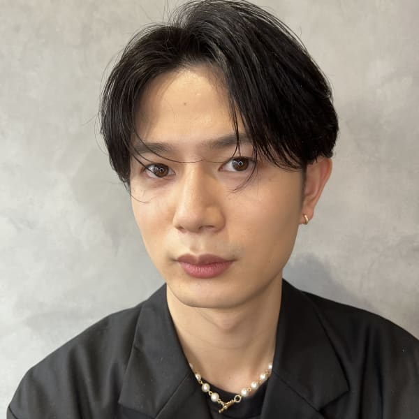 毛流れセンターパート