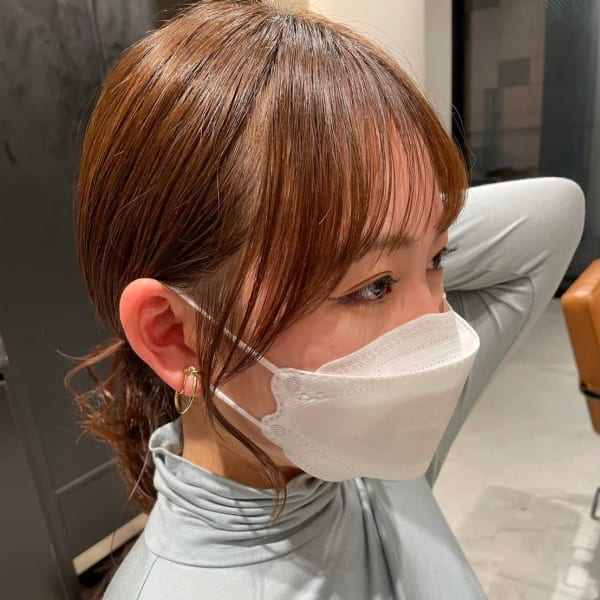 顔周りラインカット