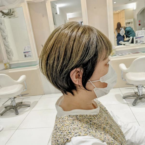 脱白髪染めアンブレラカラー♪ベージュ【AVENIR我孫子】