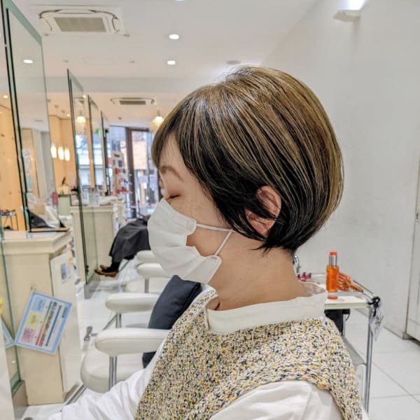 脱白髪染めアンブレラカラー♪ベージュ【AVENIR我孫子】