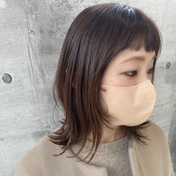 30代40代大人可愛いミディアムレイヤー☆山之内
