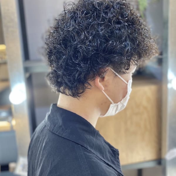 メンズパーマ/くるくるパーマ/アフロパーマ/仙台駅