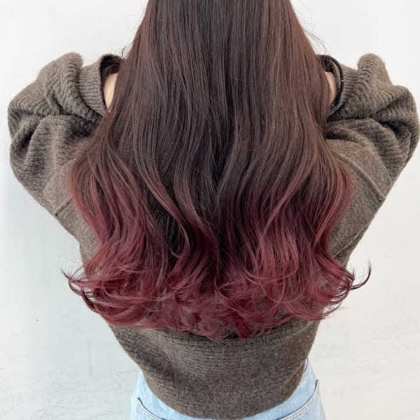 ピンクグラデーション