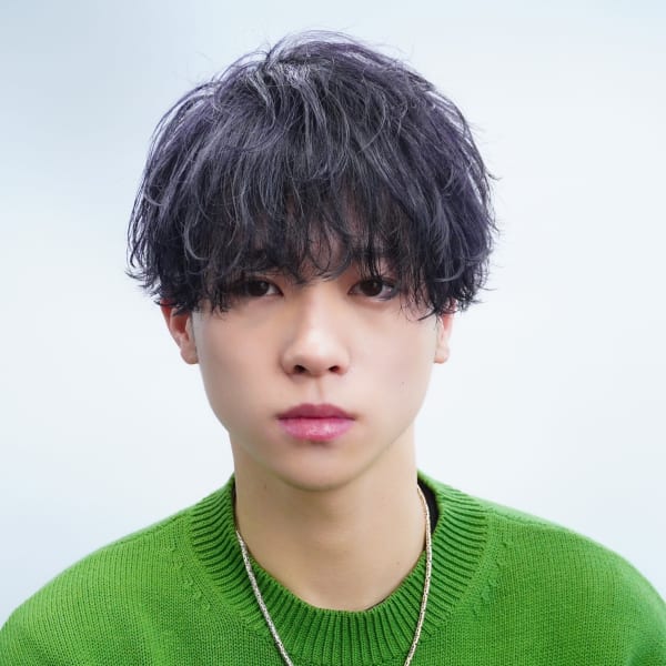 メンズヘア整形スパイラルパーマ波巻きツイストメンズパーマ髪型 | メンズヘア整形サロン GOALD 京都(メンズヘアセイケイサロン ゴールド