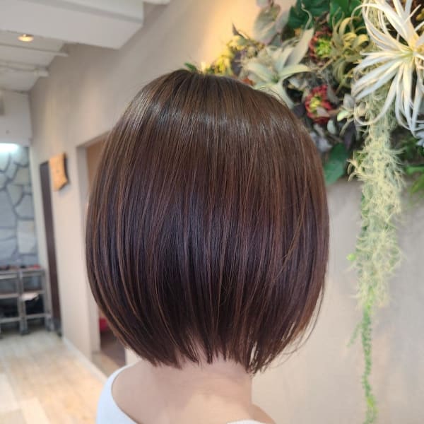 ショートボブ×アーモンドカラー|another sky