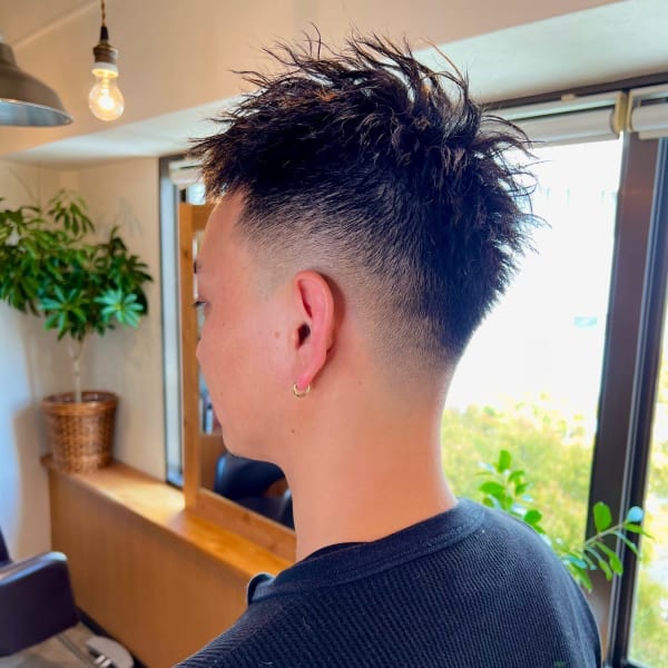 スキンフェード×ツイストスパイラル