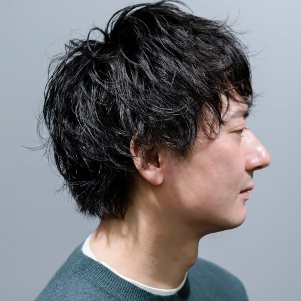 【大人のラフウェーブ】ツイストスパイラルで散らすショート