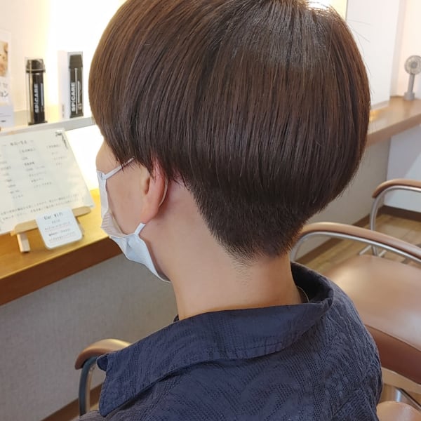 髪質改善ショートストレート|Hair Make Klar