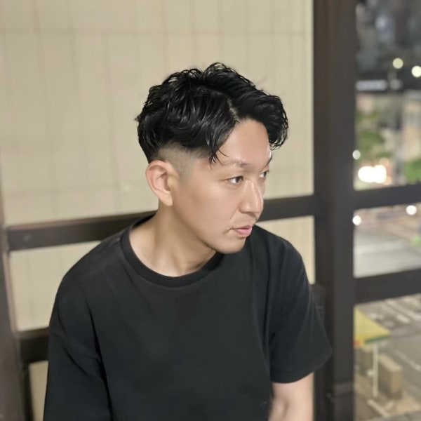 ナチュラルウェーブショート|Stazio54 神戸 元町 三宮