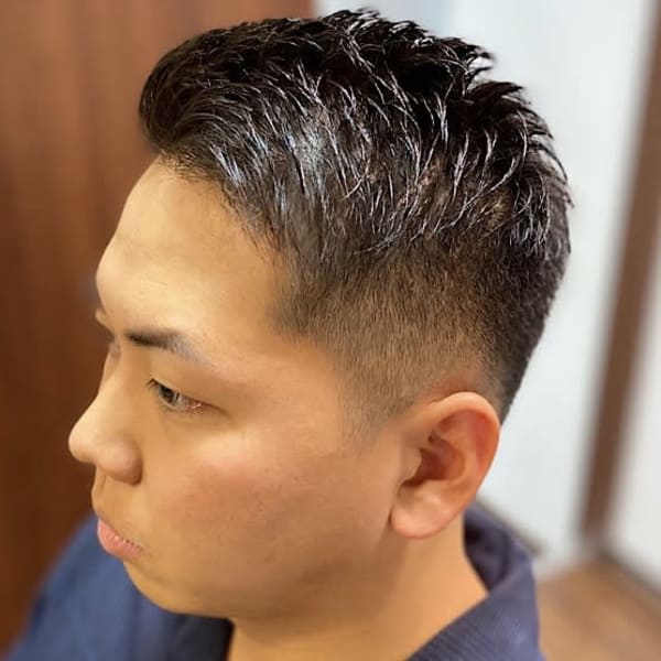 ミドルフェード/フェード/ショート/バーバースタイル/神保町