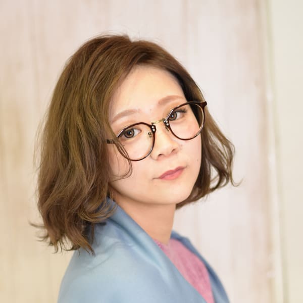 (仙台美容室)前髪なし顔周り緩めパーマスタイル!