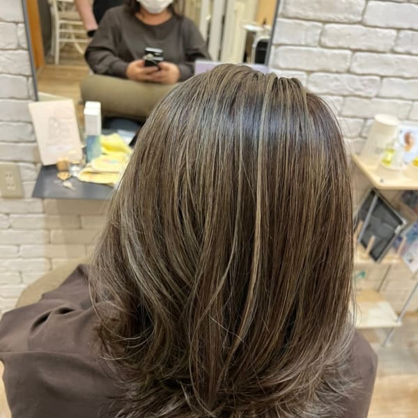 hair&spa cocoro×ミディアム