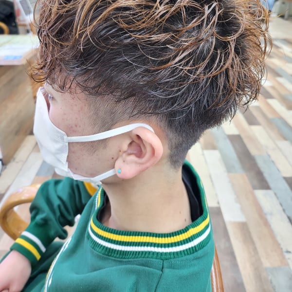 ローライト&パーマ