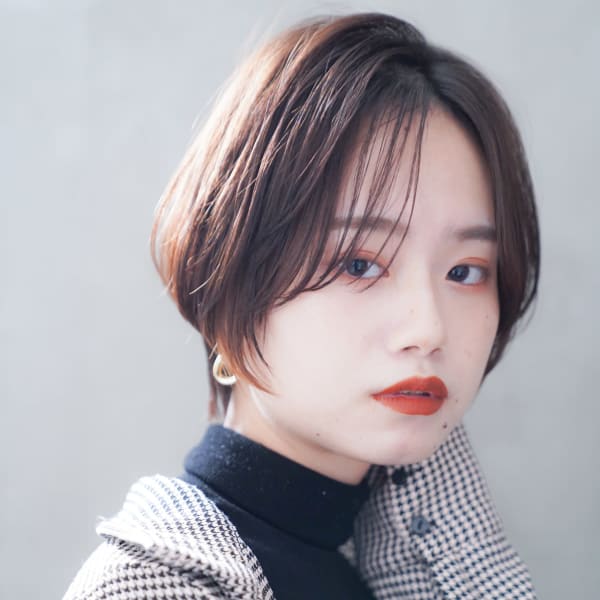 ２０代３０代大人かわいいひし形ショート｜横浜/ラフ/透明感