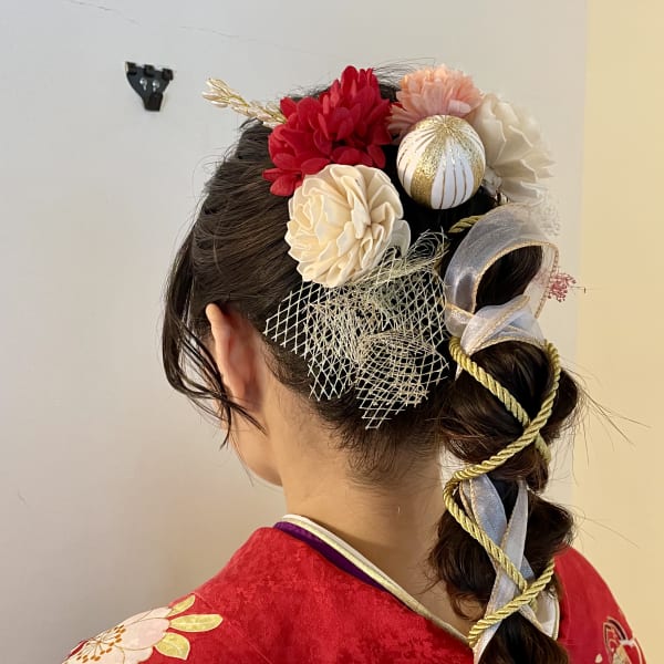 卒業式ヘアアップスタイル